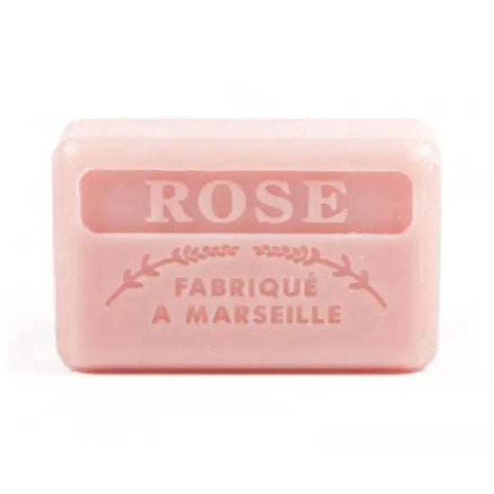 Savon de Marseille Soap Marseille Soap Bar with Organic Shea Butter - 125g - Rose