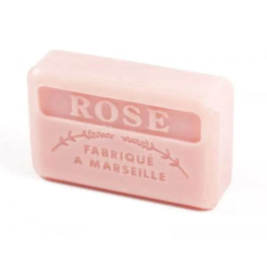 Savon de Marseille Soap Marseille Soap Bar with Organic Shea Butter - 125g - Rose