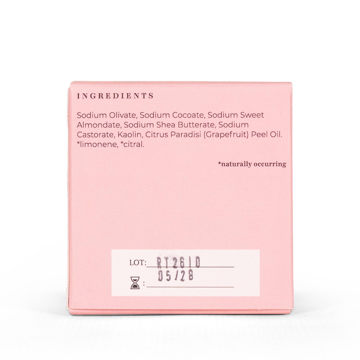 Janni Bars Soap Restoring Body Wash Bar - Pink Clay & Pink Grapefruit, 75g - Janni Bars
