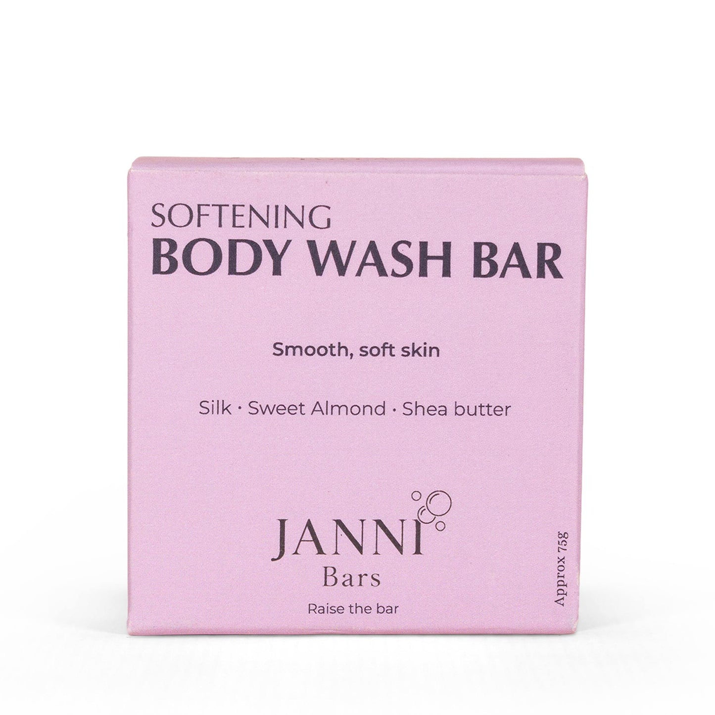Janni Bars Soap Softening Body Wash Bar - Silk, Lavender & Lemon, 75g - Janni Bars