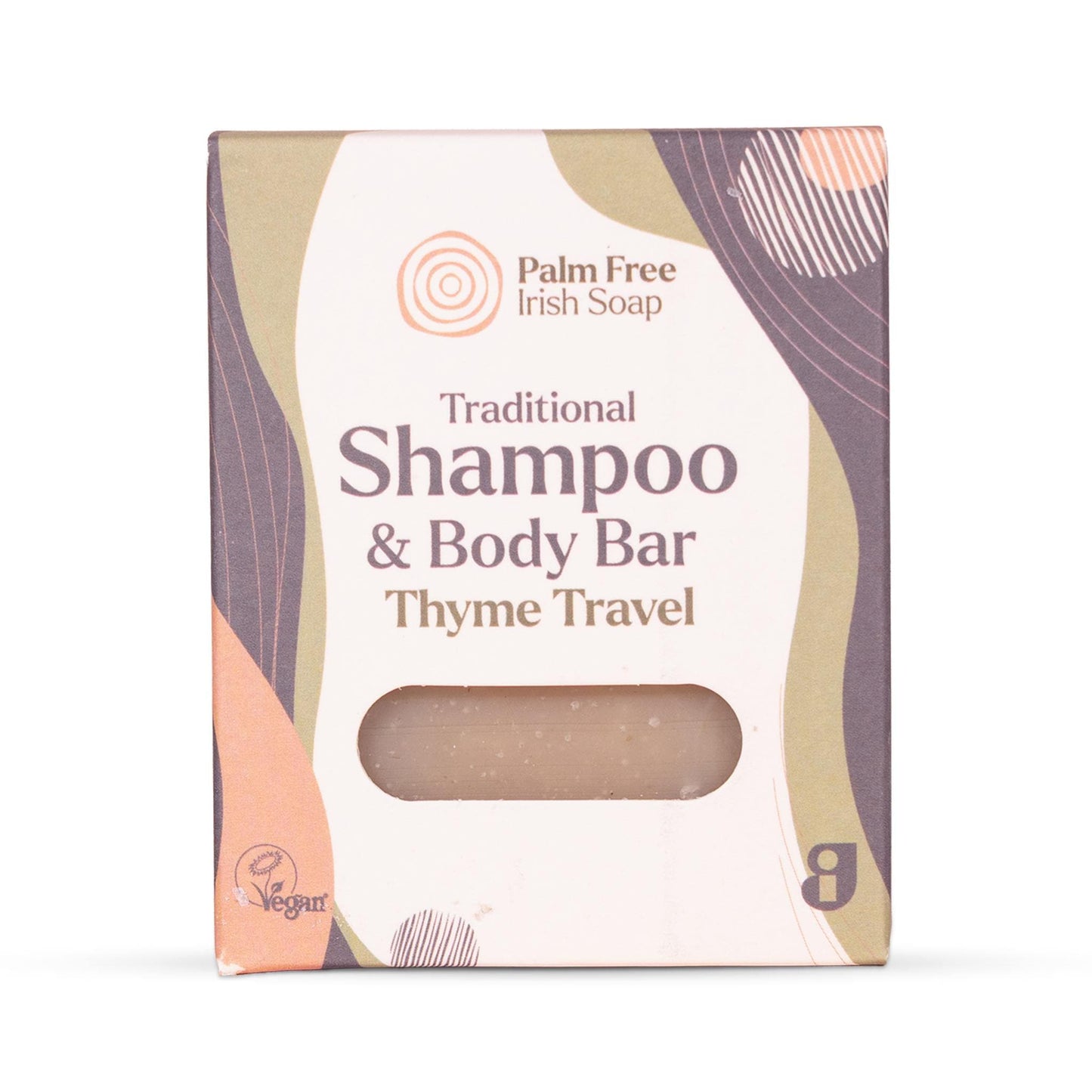 Palm Free Irish Soap Soap Thyme Travel Shampoo & Body Bar 90g - Palm Free Irish Soap