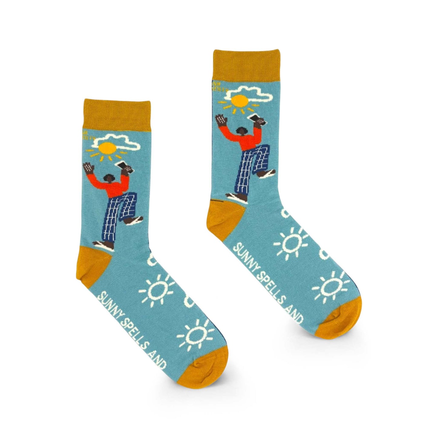 Irish Socksciety Socks Sunny Spells & Scattered Showers Artist Edition Socks - Irish Socksciety