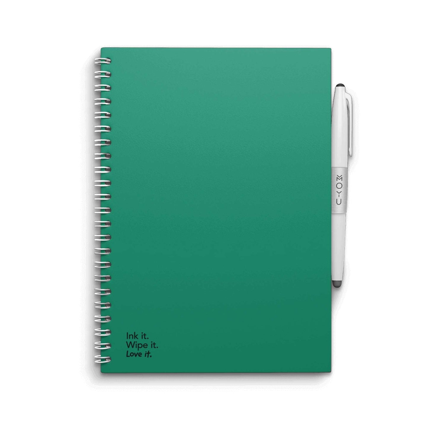Moyu Stationery Forest Green Moyu Stone Paper Reusable Notebook A5 - Solid Colours
