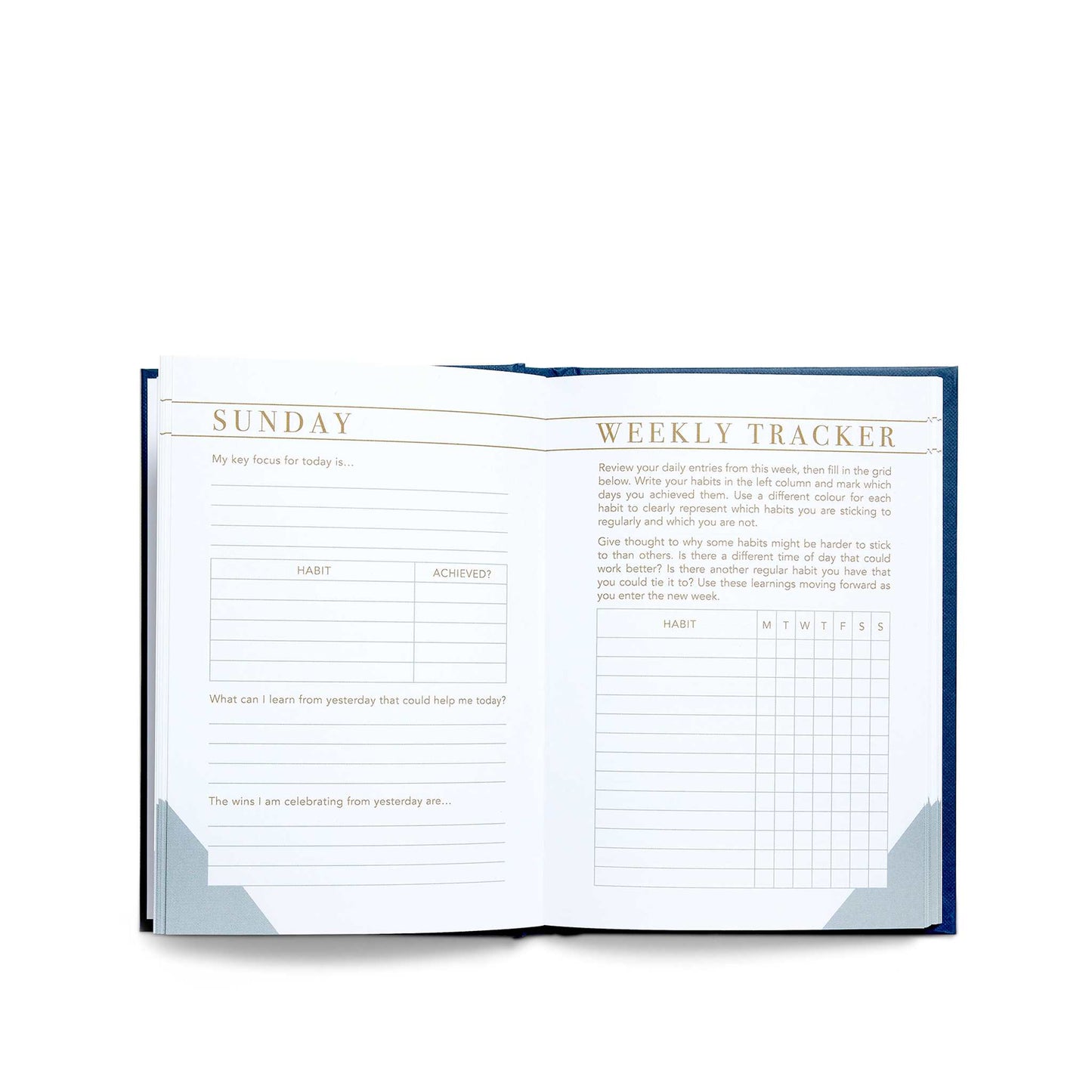 LSW Stationery LSW Habit Notes - Undated Daily Habit Tracking Journal