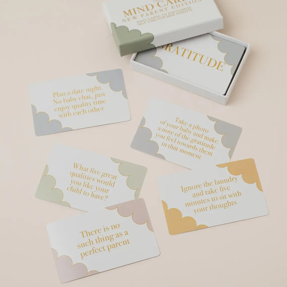 LSW London Stationery Mind Cards New Parent Edition - Daily Wellbeing & Self-Care - 45 Cards