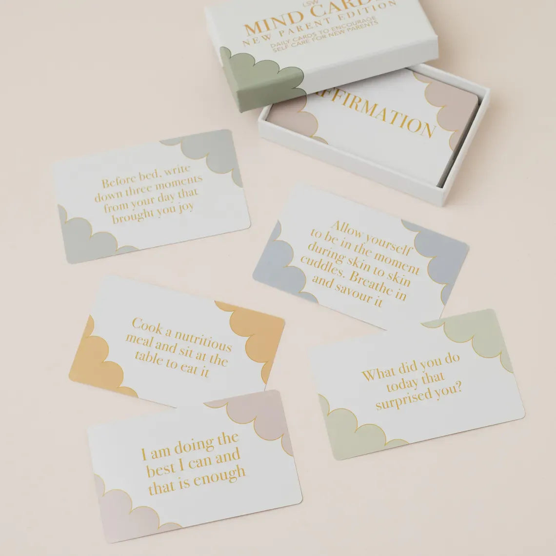 LSW London Stationery Mind Cards New Parent Edition - Daily Wellbeing & Self-Care - 45 Cards