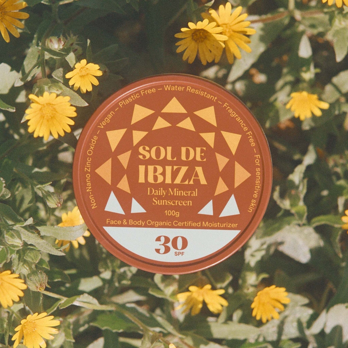 Sol De Ibiza Sun Protection Sol de Ibiza Face & Body Sun Cream SPF30 - Plastic Free Tin - 100g