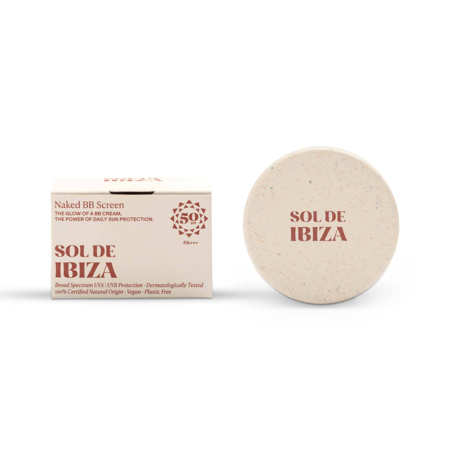 Sol De Ibiza Sun Protection Sol de Ibiza Naked BB Screen SPF50 - Tinted Mineral Sunscreen - 35g