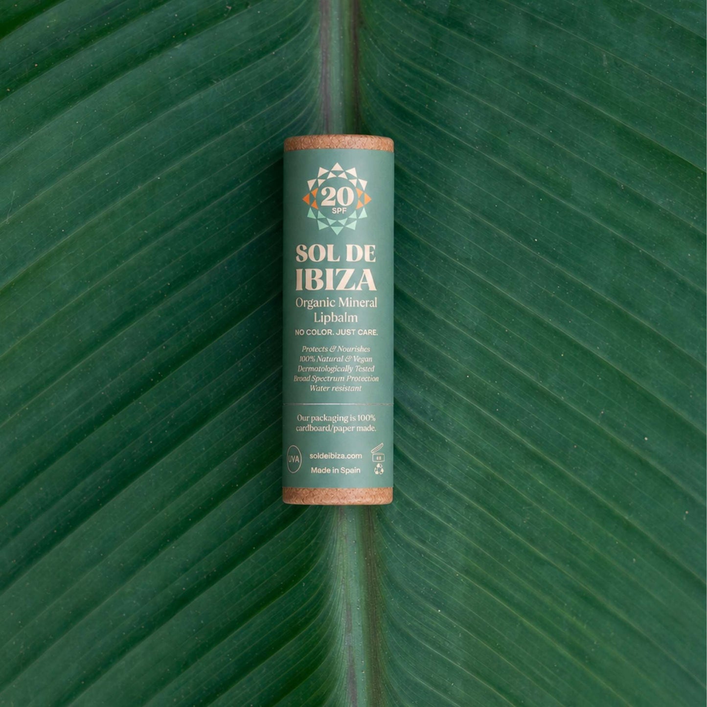 Sol De Ibiza Sun Protection Sol de Ibiza Organic Mineral Lip Balm SPF20 - Plastic Free - 7g