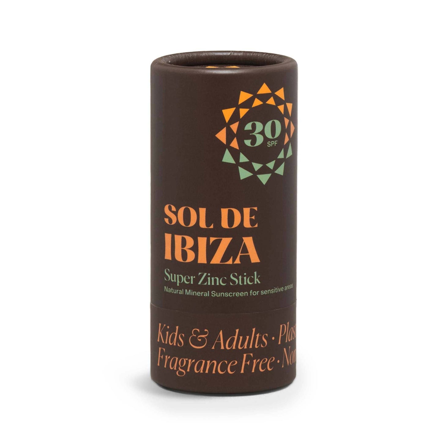 Sol De Ibiza Sun Protection Sol de Ibiza Super Zinc Face & Body Stick SPF30 - Plastic Free - 45g