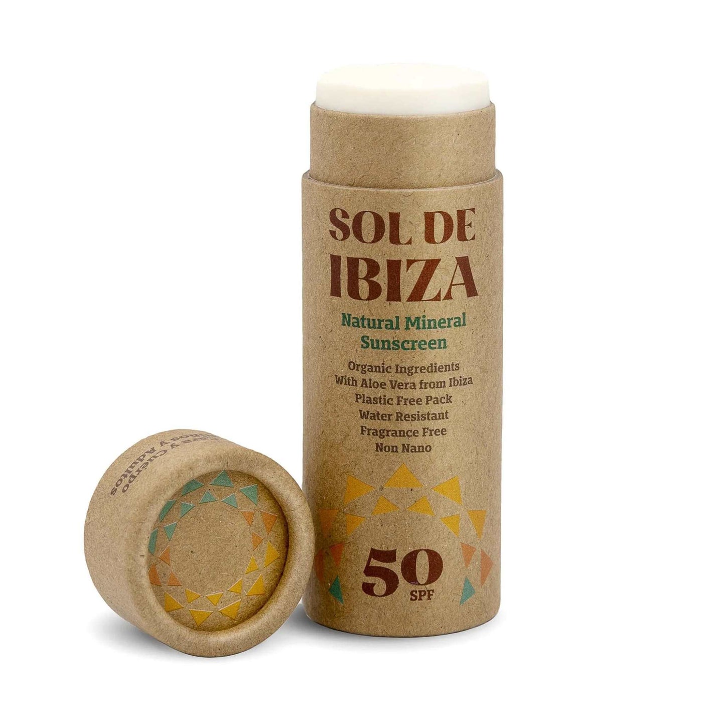 Sol De Ibiza Sun Protection Sol De Ibiza Vegan Organic Natural Sun Cream SPF 50 - Stick