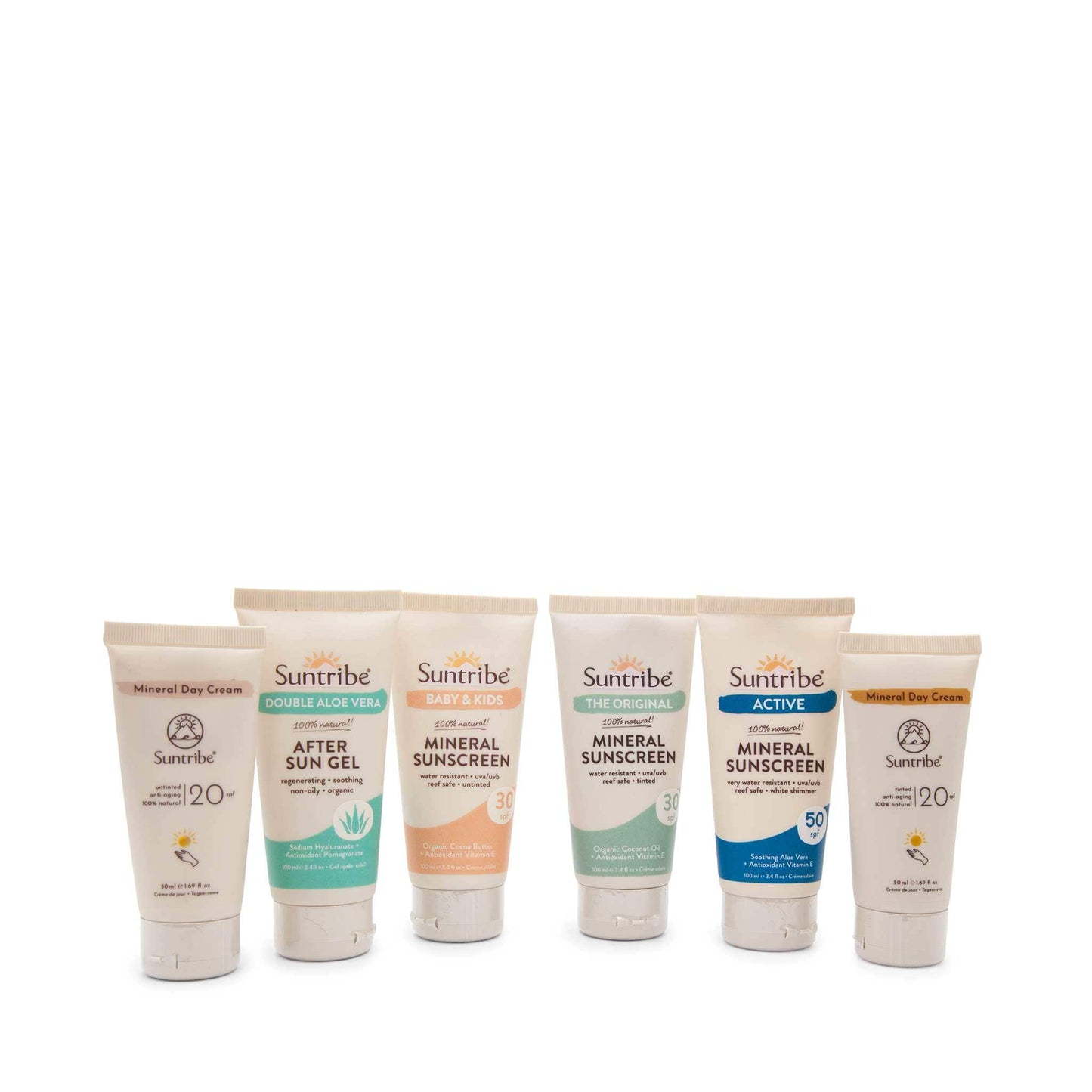 Suntribe Sunscreen Suntribe Active Natural Mineral Body & Face Sunscreen SPF 50 (100ml)