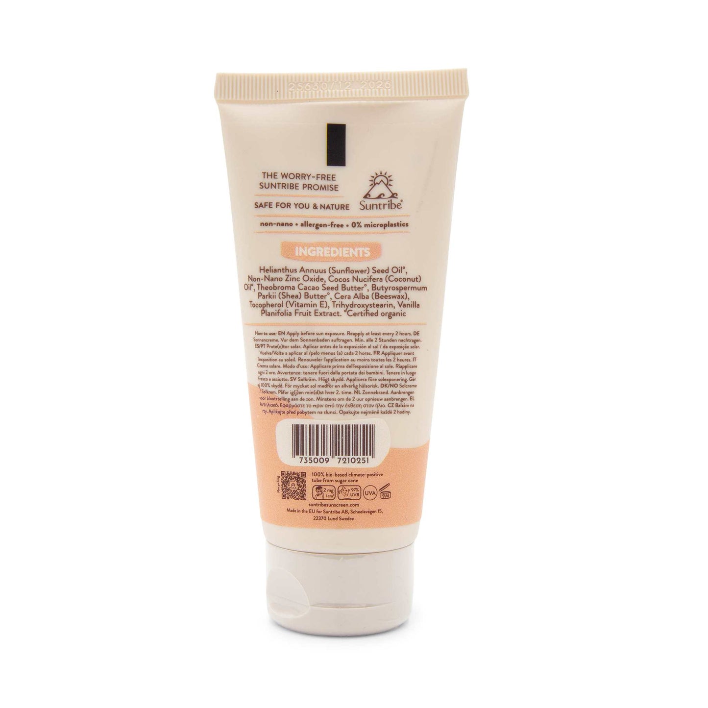 Suntribe Sunscreen Suntribe All Natural Mineral Kids & Babies Vanilla Sunscreen SPF 30 (100 ml)