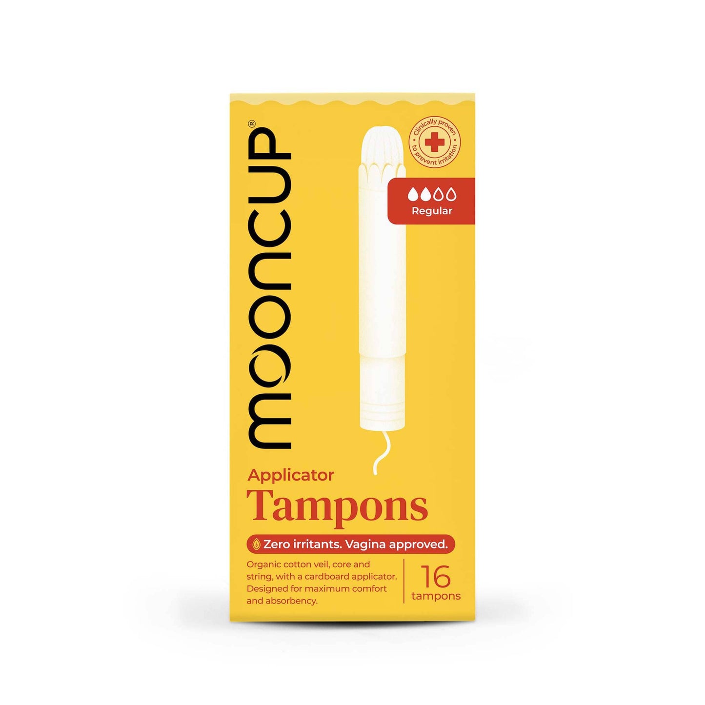 & SISTERS Tampons Mooncup Organic Cotton Applicator Tampons - 100% Organic Cotton - Recycled Cardboard Applicator