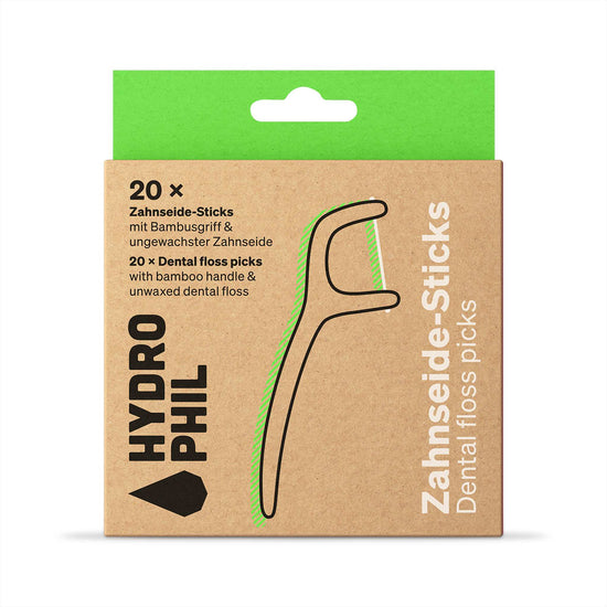 Hydrophil Toothbrushes Plastic Free Bamboo Floss Dental Picks  - Hydrophil