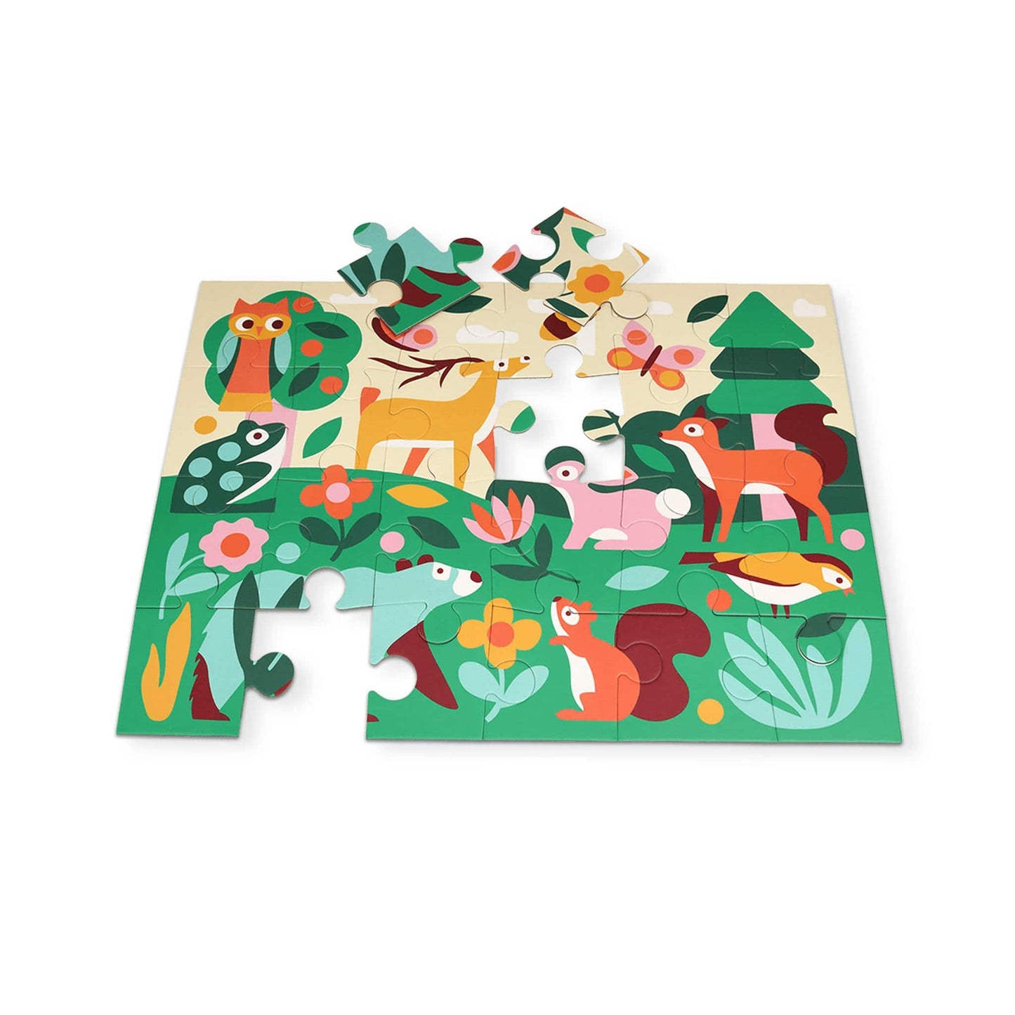 Rex Toys Floor Puzzle - 24 Pieces - Woodland - Rex London