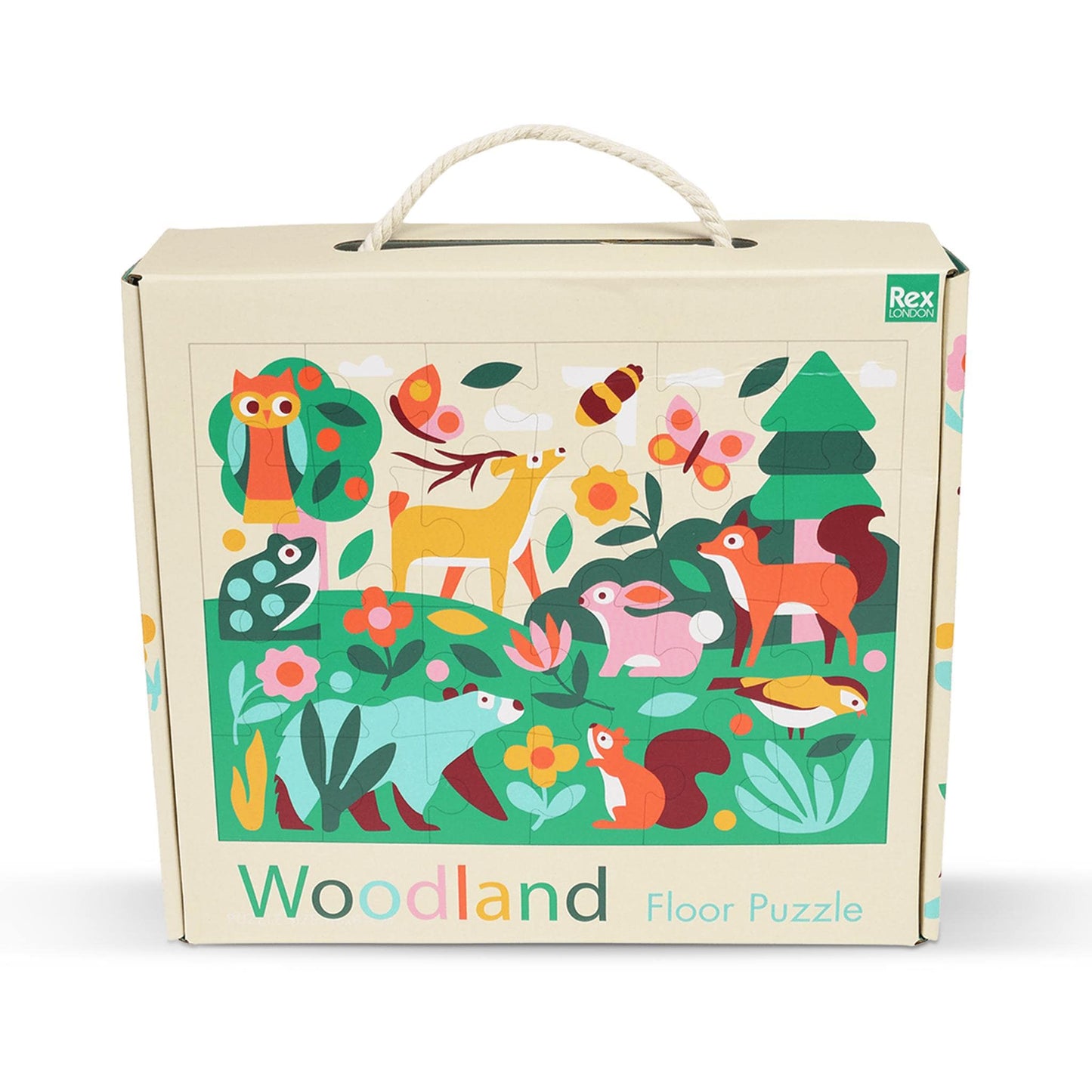 Rex Toys Floor Puzzle - 24 Pieces - Woodland - Rex London