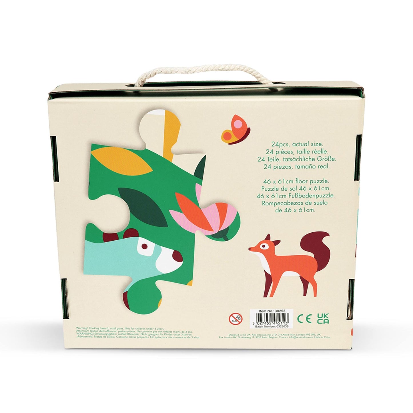 Rex Toys Floor Puzzle - 24 Pieces - Woodland - Rex London