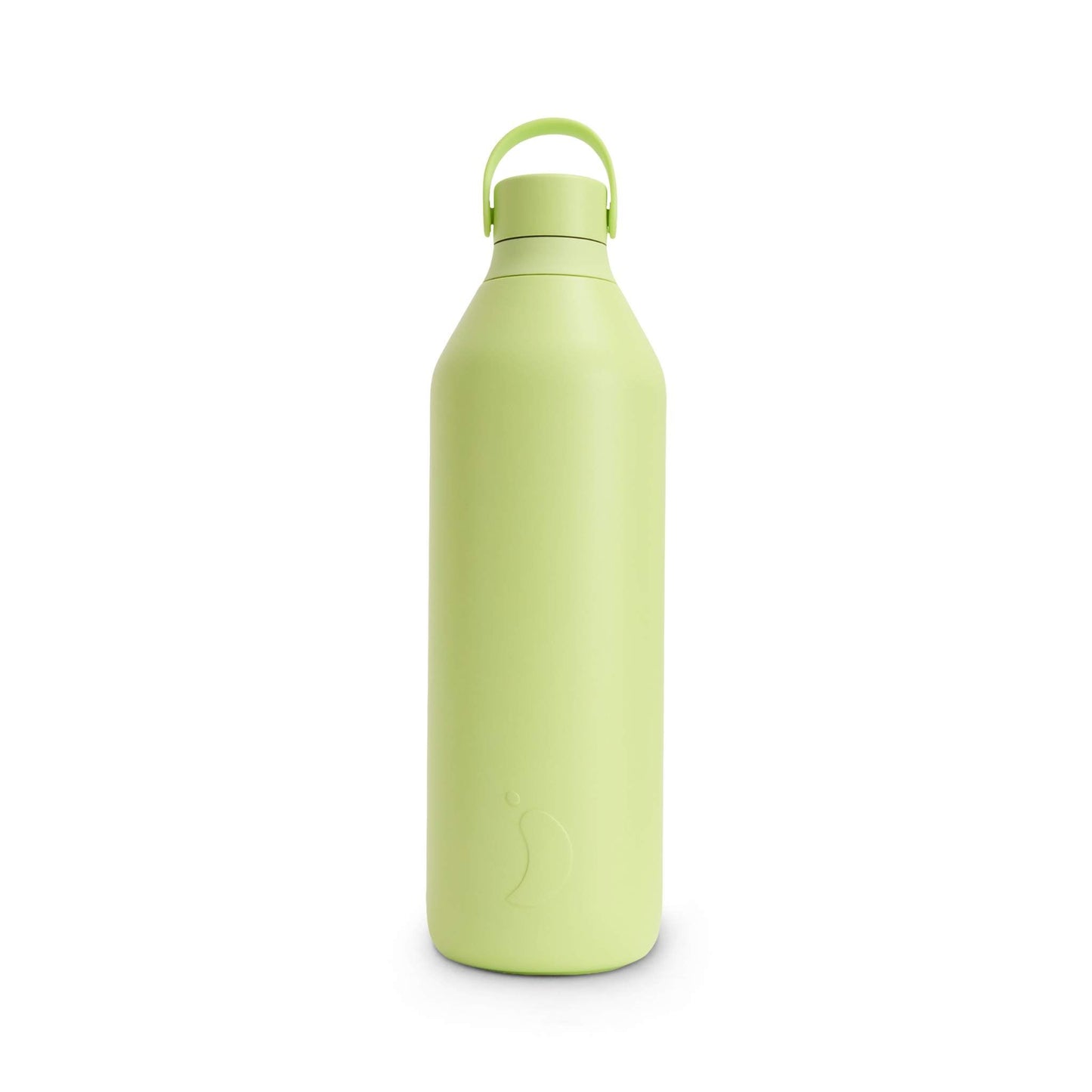Chilly's Water Bottles 1L Chilly's Series 3 Bottle - Limelight (Green) - Recycled Stainless Steel - Insulated - 500ml / 1L