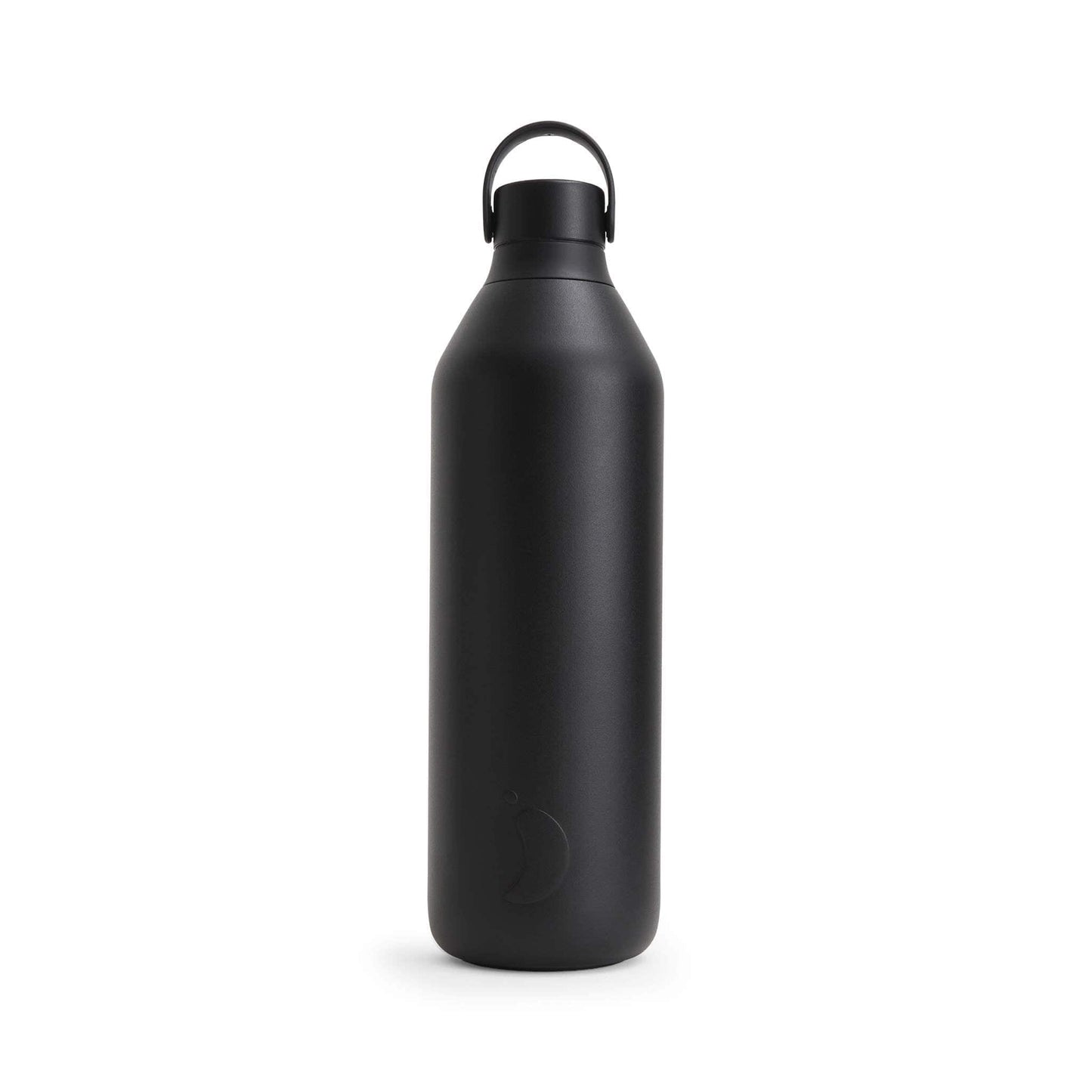 Chilly's Water Bottles 1L Chilly's Series 3 Bottle - Onyx (Black) - Recycled Stainless Steel - Insulated - 500ml / 1L