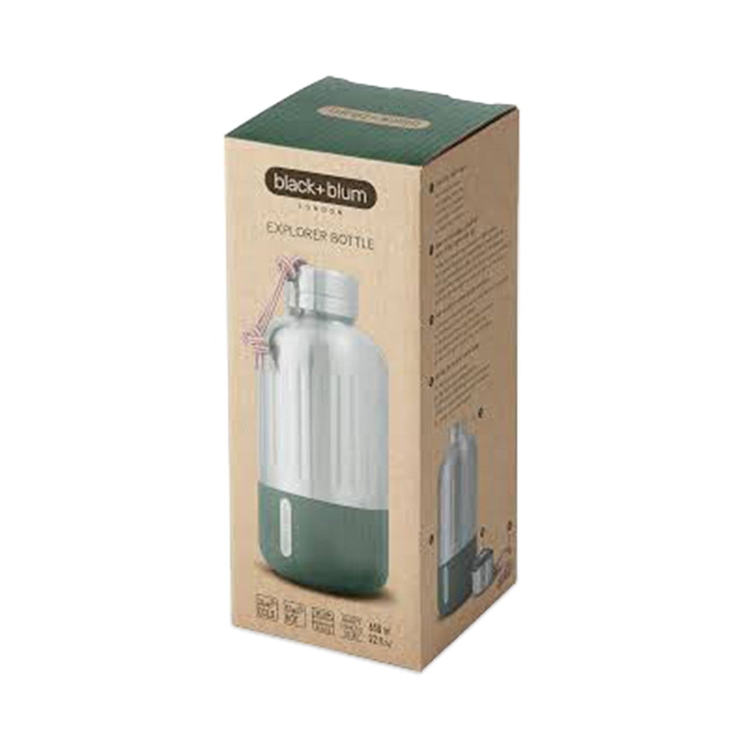 Black & Blum Water Bottles Black+Blum Explorer Bottle - Vacuum-Insulated Stainless Steel - Regular 650ml