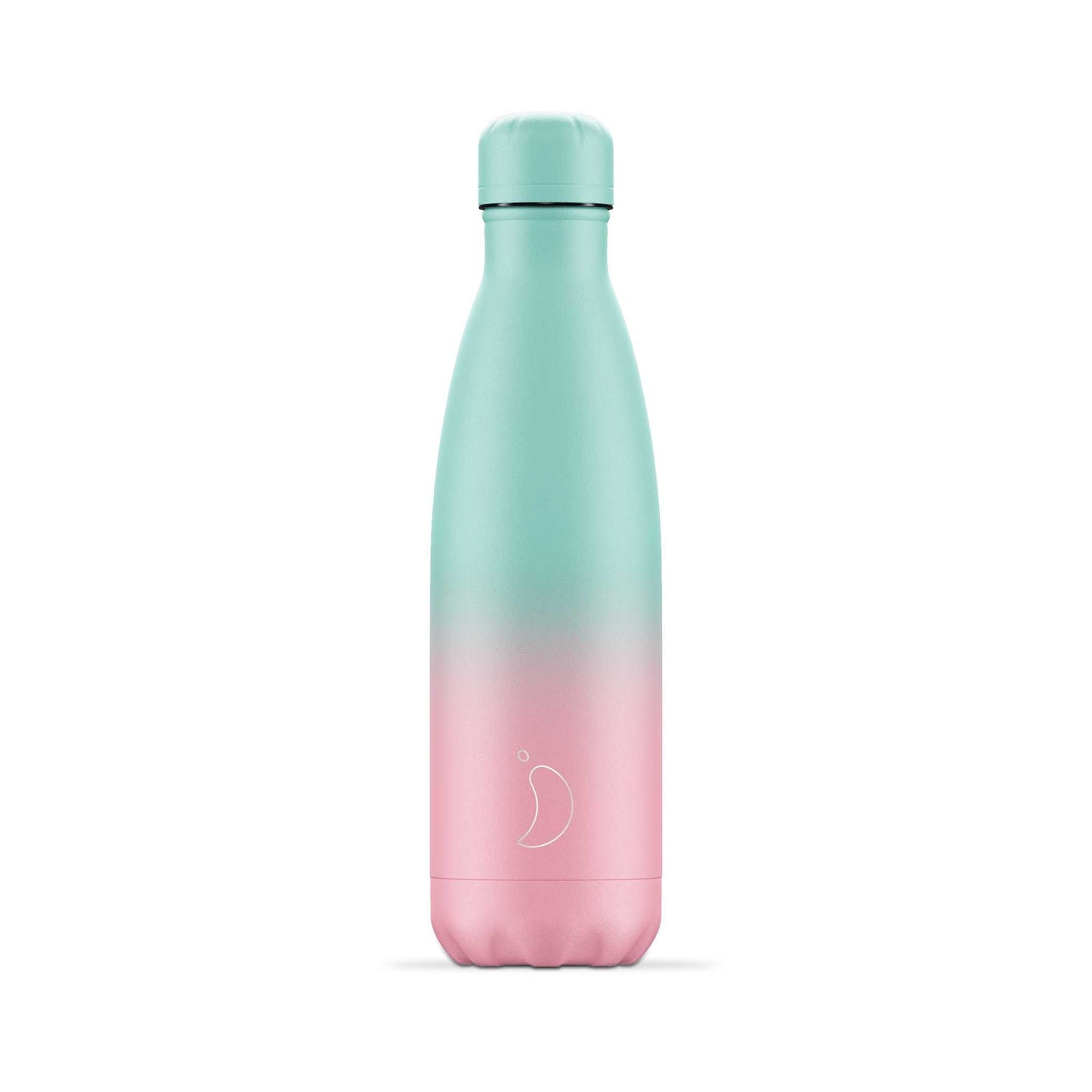 Chilly's Water Bottles Chilly's Reusable Bottle - 500ml, S/Steel, Pink & Turquoise Gradient