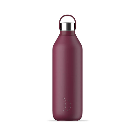 Chilly's Water Bottles Chilly's Series 2 Insulated Drinks Bottle - 1L - Plum Purple