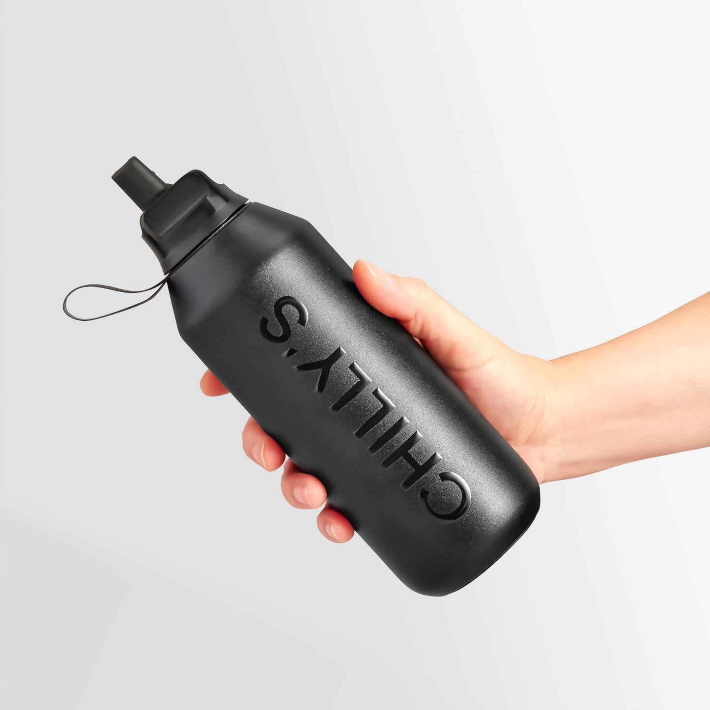 Chilly's Series 2 Insulated Leak-Proof Drinks Bottle, 1L, Black