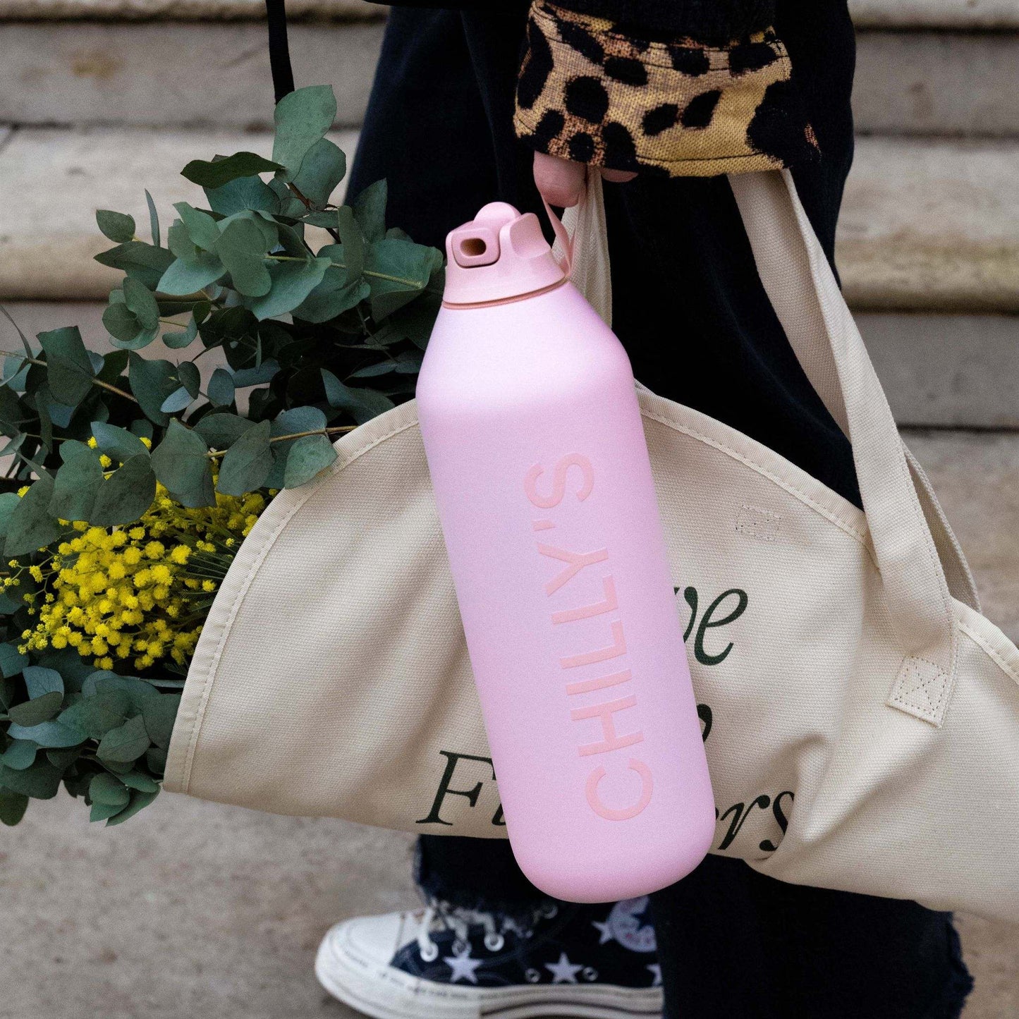 Chilly's Water Bottles Chilly's Series 2 Insulated Flip Sports Bottle - Blush Pink