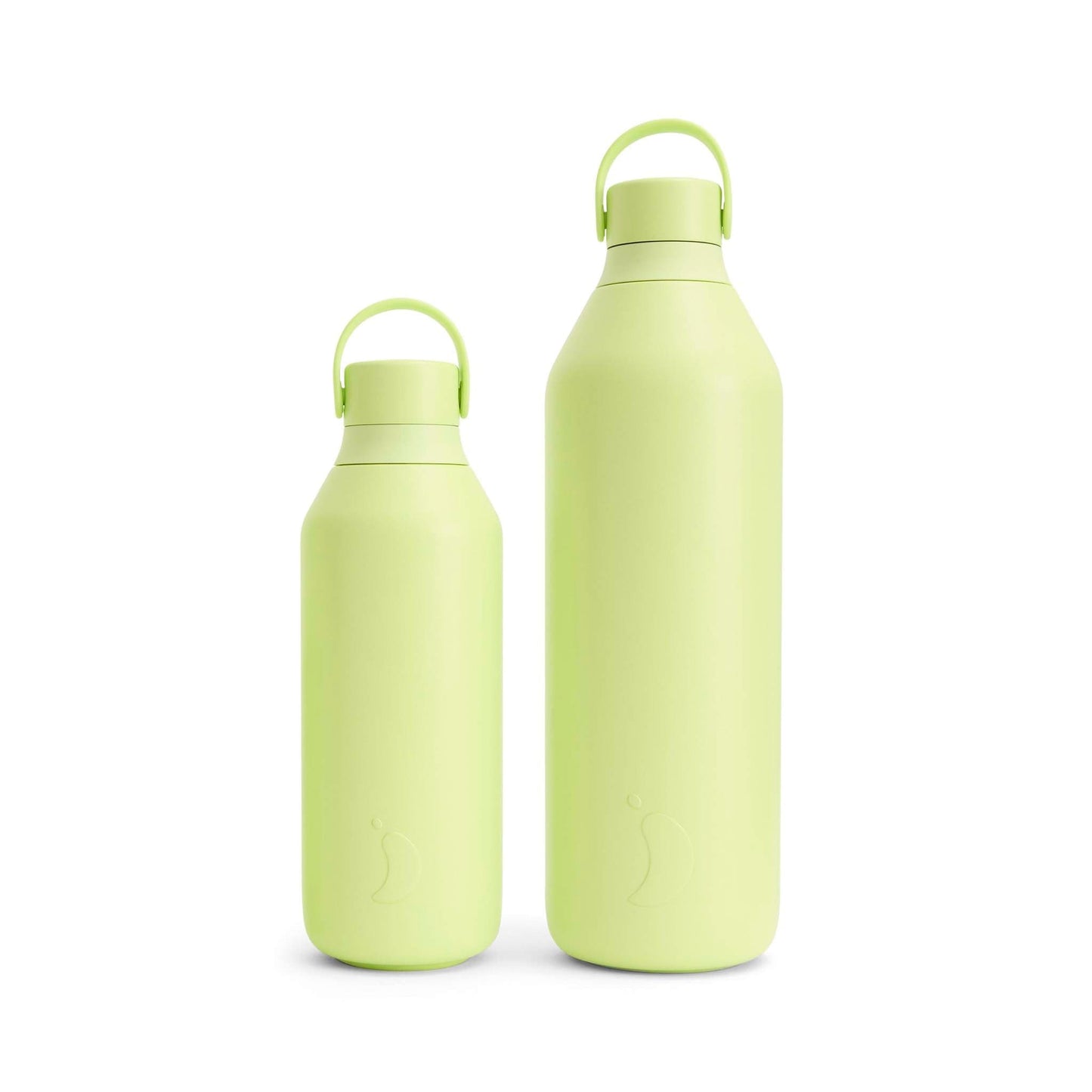 Chilly's Water Bottles Chilly's Series 3 Bottle - Limelight (Green) - Recycled Stainless Steel - Insulated - 500ml / 1L