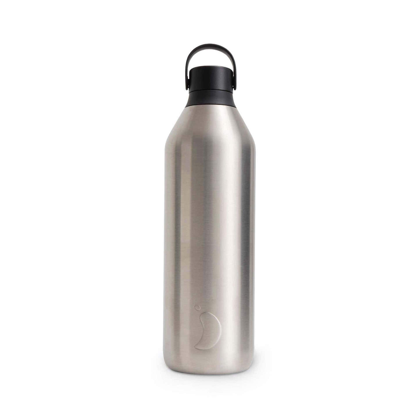Chilly's Water Bottles Chilly's Series 3 Bottle - Steel (Silver) - Recycled Stainless Steel - Insulated - 500ml / 1L