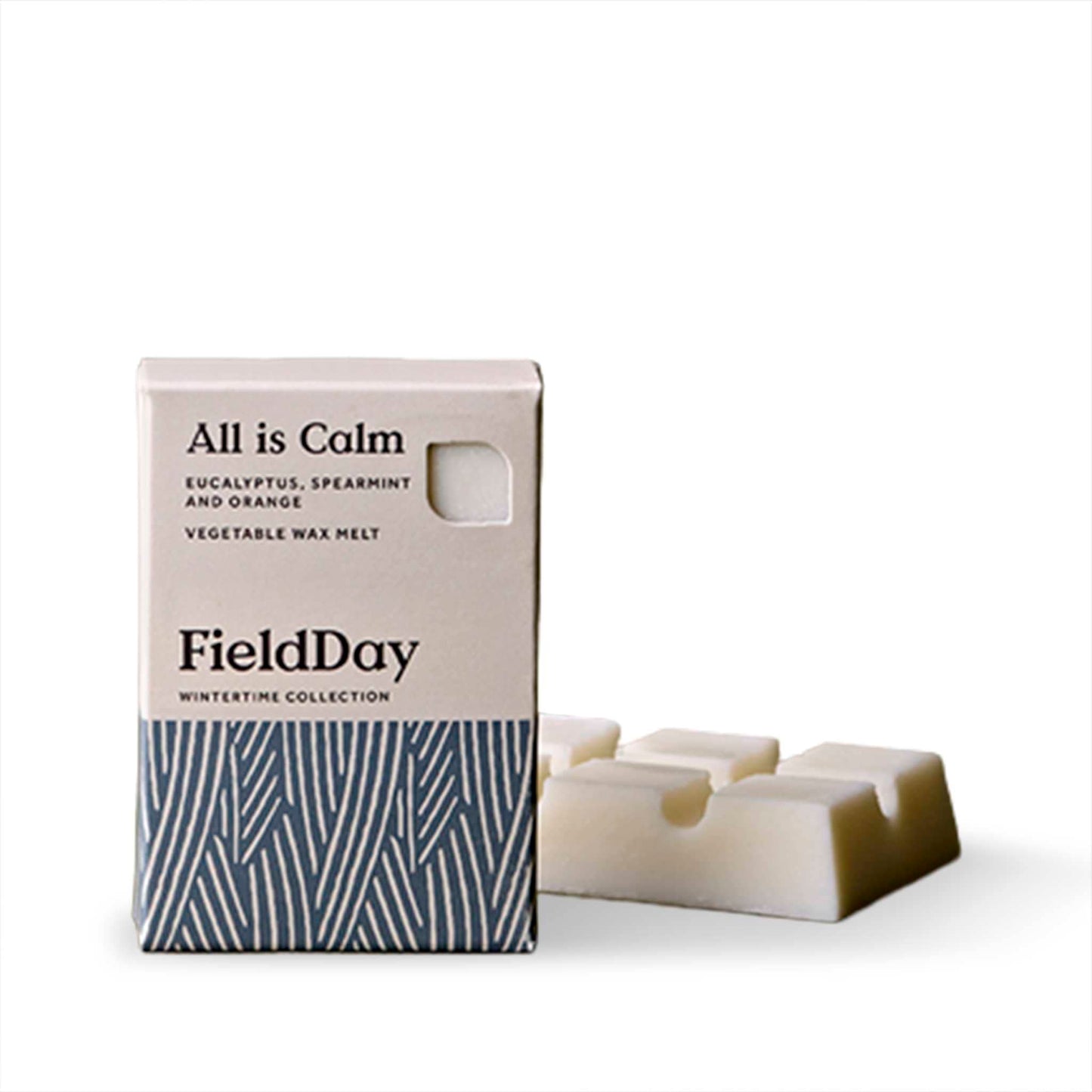 FieldDay Wax Tarts All is Calm Wax Melts - Natural Vegetable Wax Melts 75g - Eucalyptus, Spearmint & Orange - FieldDay
