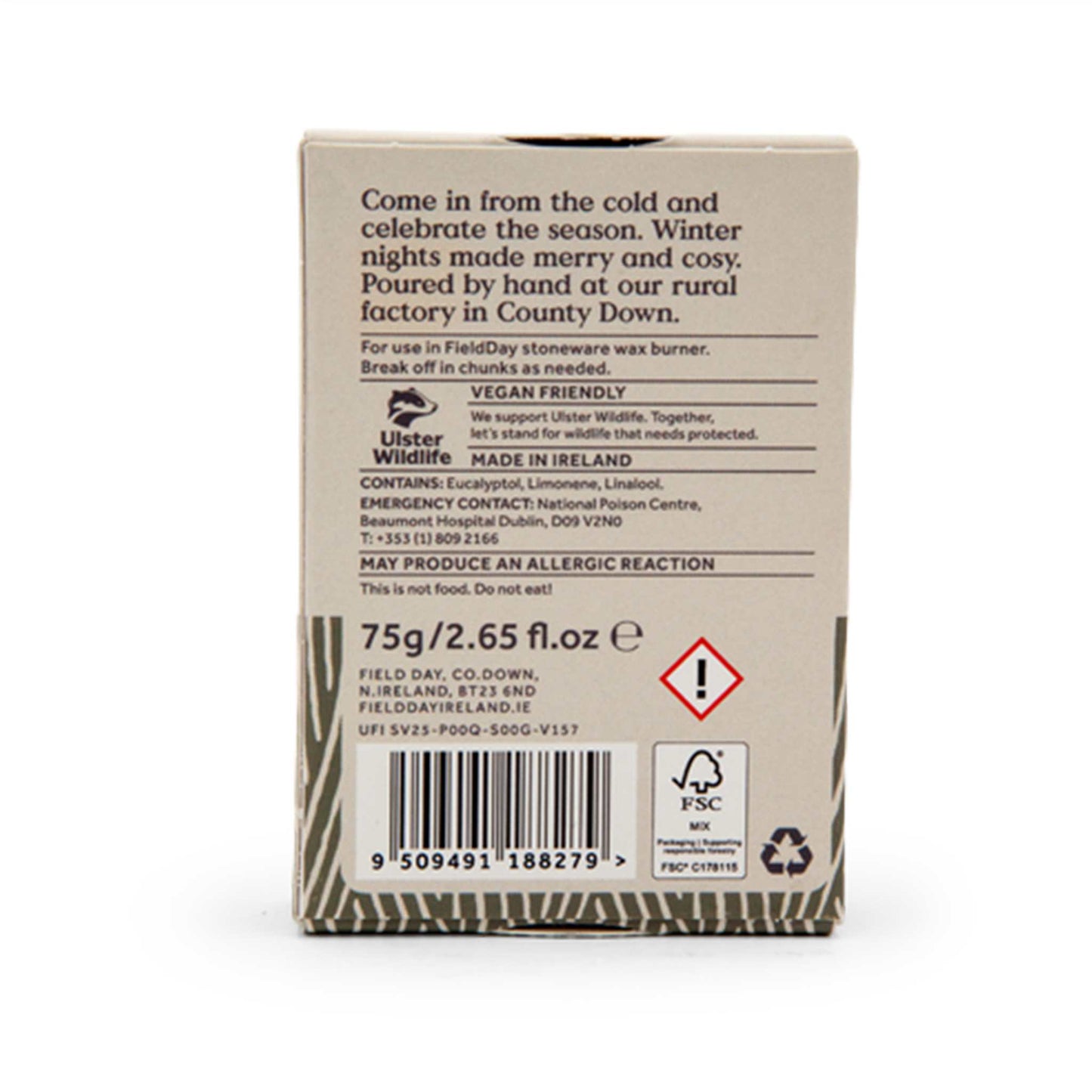 FieldDay Wax Tarts Fir Wax Melts - Natural Vegetable Wax Melts - Balsam Fir, Pine & Clove - FieldDay