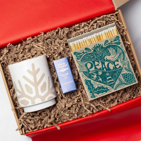 Faerly Winter Magic Scent the Season – Stoneware Oil Burner & Essential Oil Gift Box