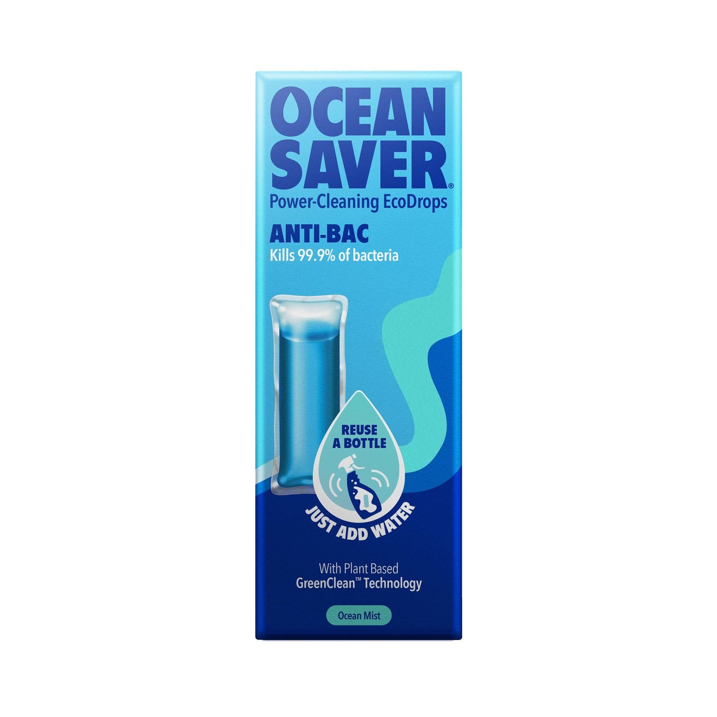 Ocean Saver All-Purpose Cleaners Anti-Bac Multipurpose Cleaner Refill Drop, Ocean Mist - OceanSavers