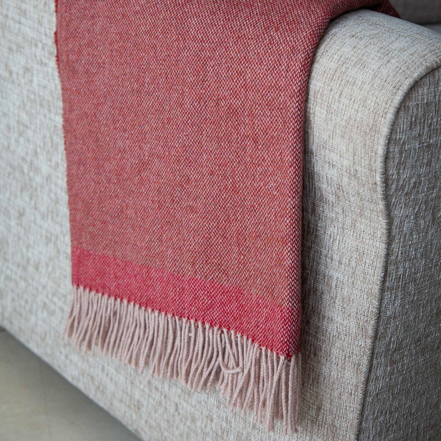 McNutt Blanket Recycled Wool Throw - Fire - McNutts of Donegal