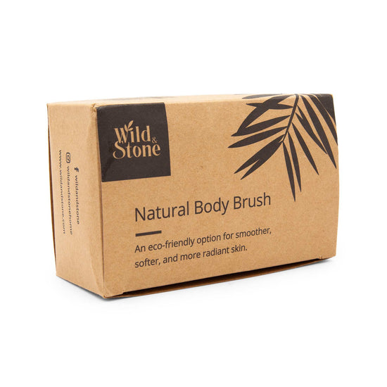 Wild & Stone Body Brush Natural Wooden Body Brush - Plant Based Bristles - Wild & Stone