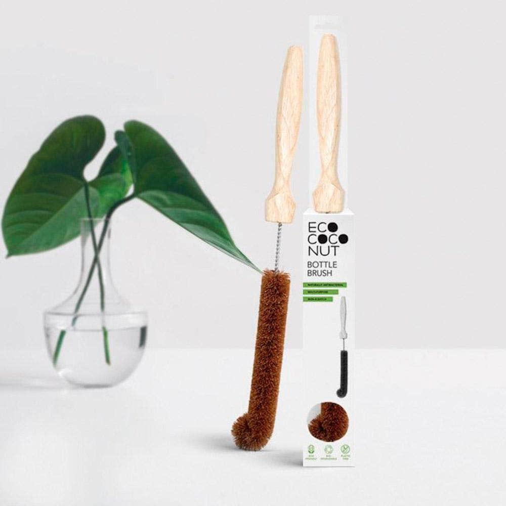 Load image into Gallery viewer, EcoCoconut Brushes EcoCoconut Multipurpose Bottle Brush

