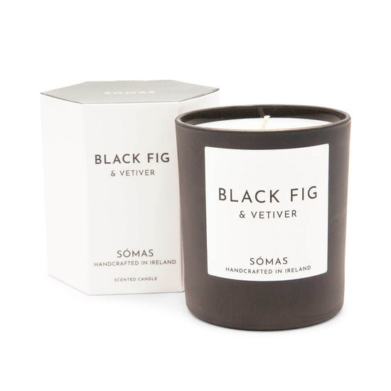 Sómas Candles Black Fig & Vetiver Scented Luxury Soy Candle - Sómas Studio
