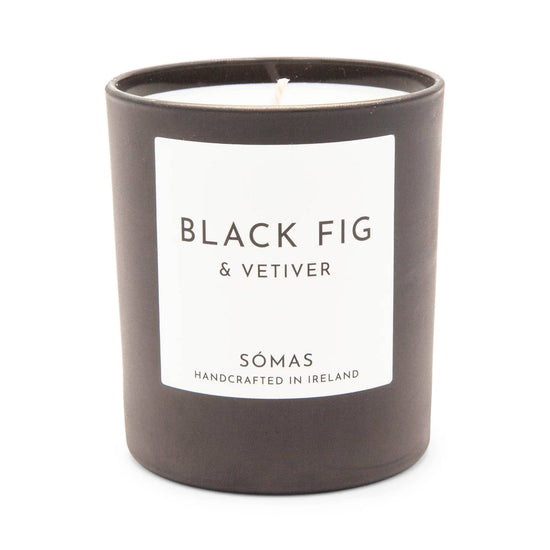 Sómas Candles Black Fig & Vetiver Scented Luxury Soy Candle - Sómas Studio