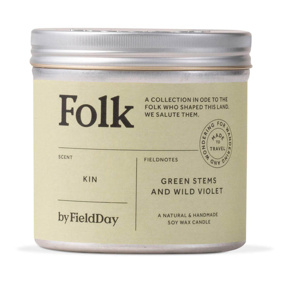 FieldDay Candles FieldDay Folk Collection Tin Candle 235g/45hrs - Kin