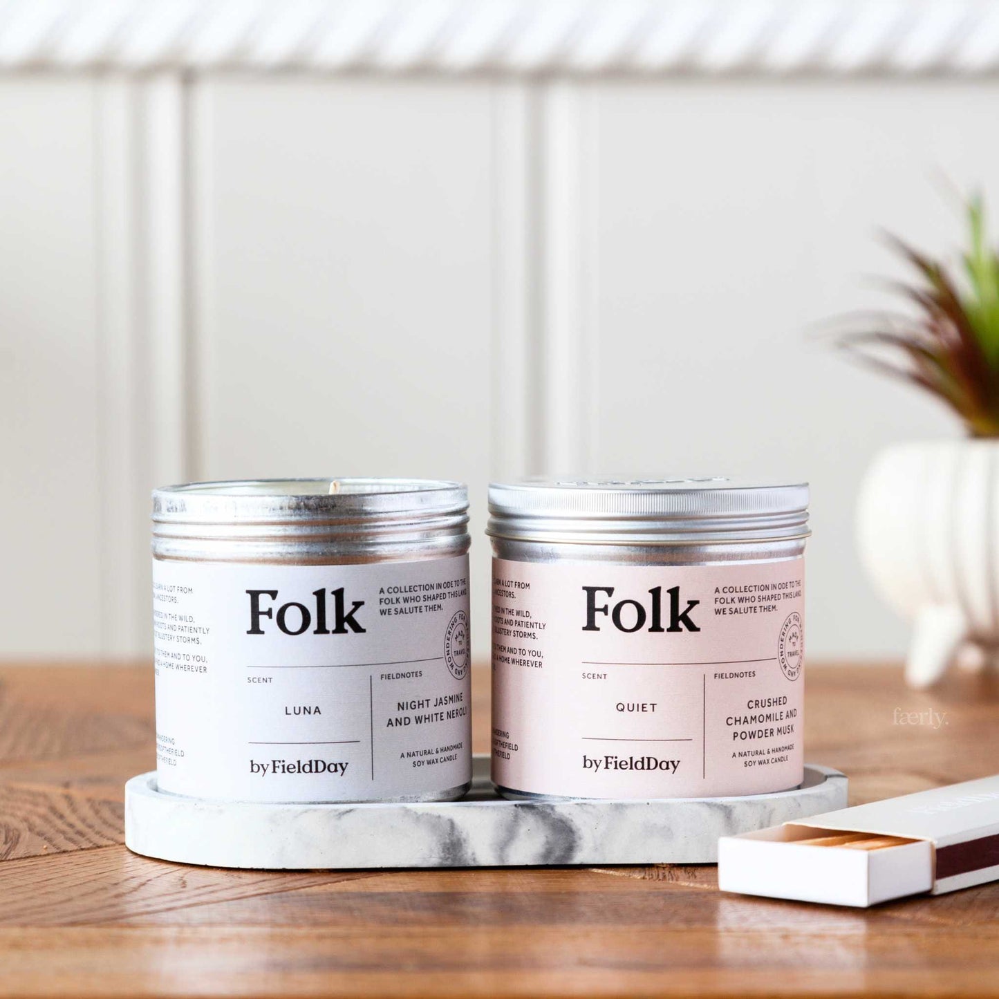 FieldDay Candles FieldDay Folk Collection Tin Candle 235g/45hrs - Luna