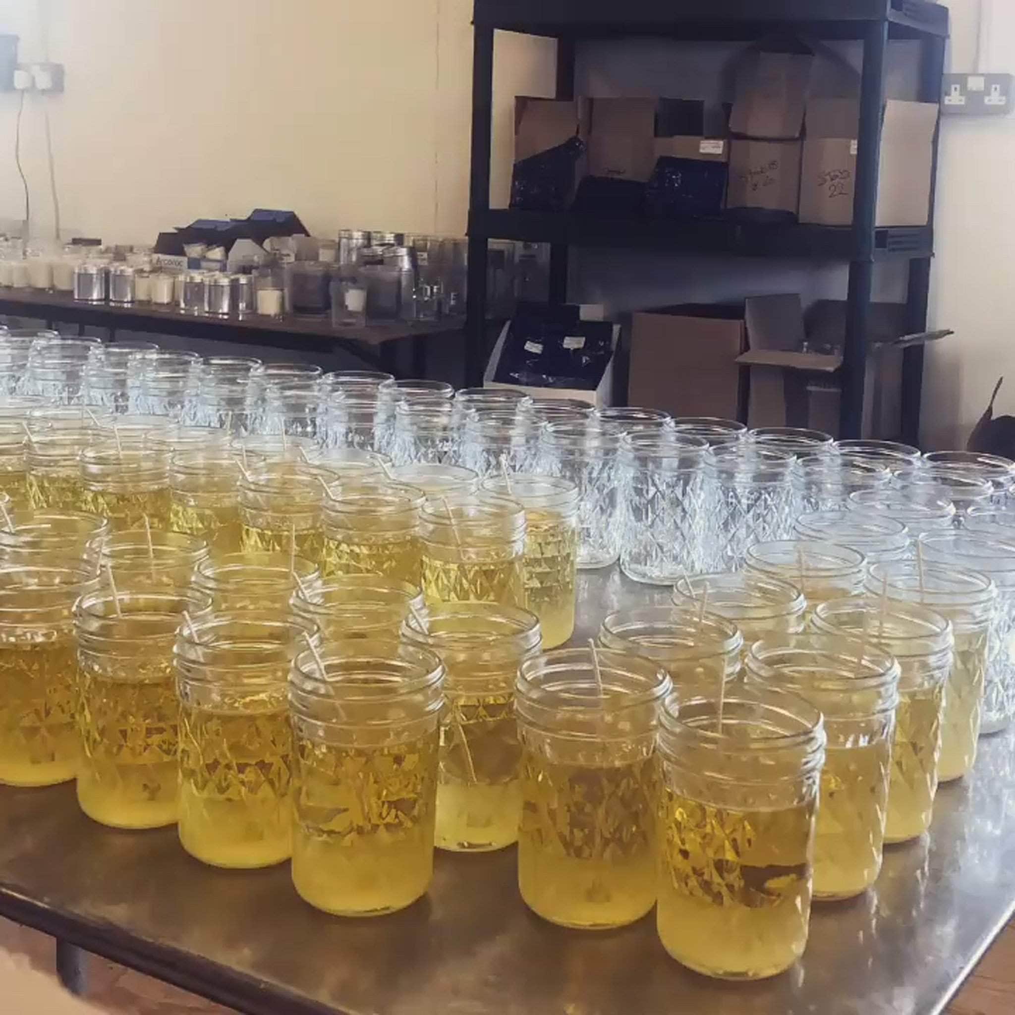 FieldDay Jam Jar Collection Jar Candle 190g/40hrs Buttercup Faerly