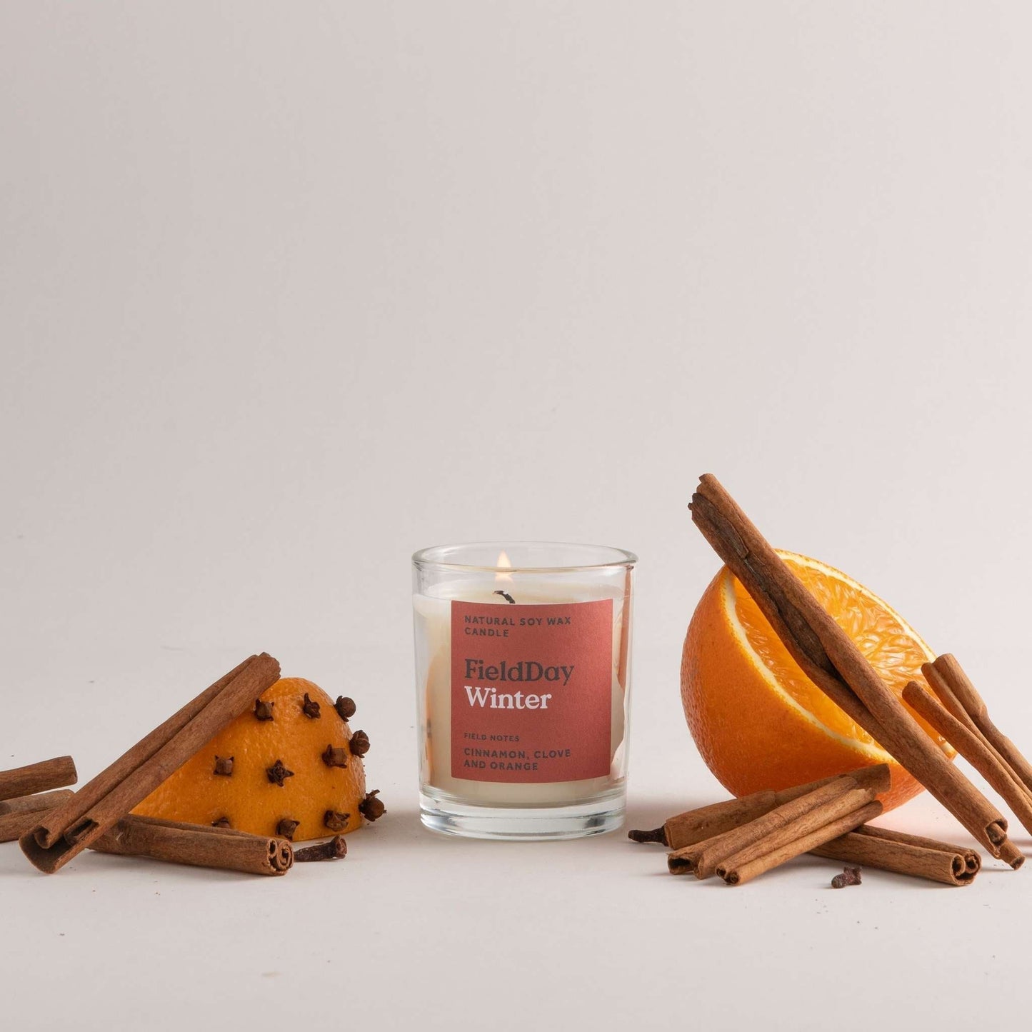 FieldDay Candles FieldDay Large Winter Candle - Cinnamon, Orange & Clove 190g/40hours