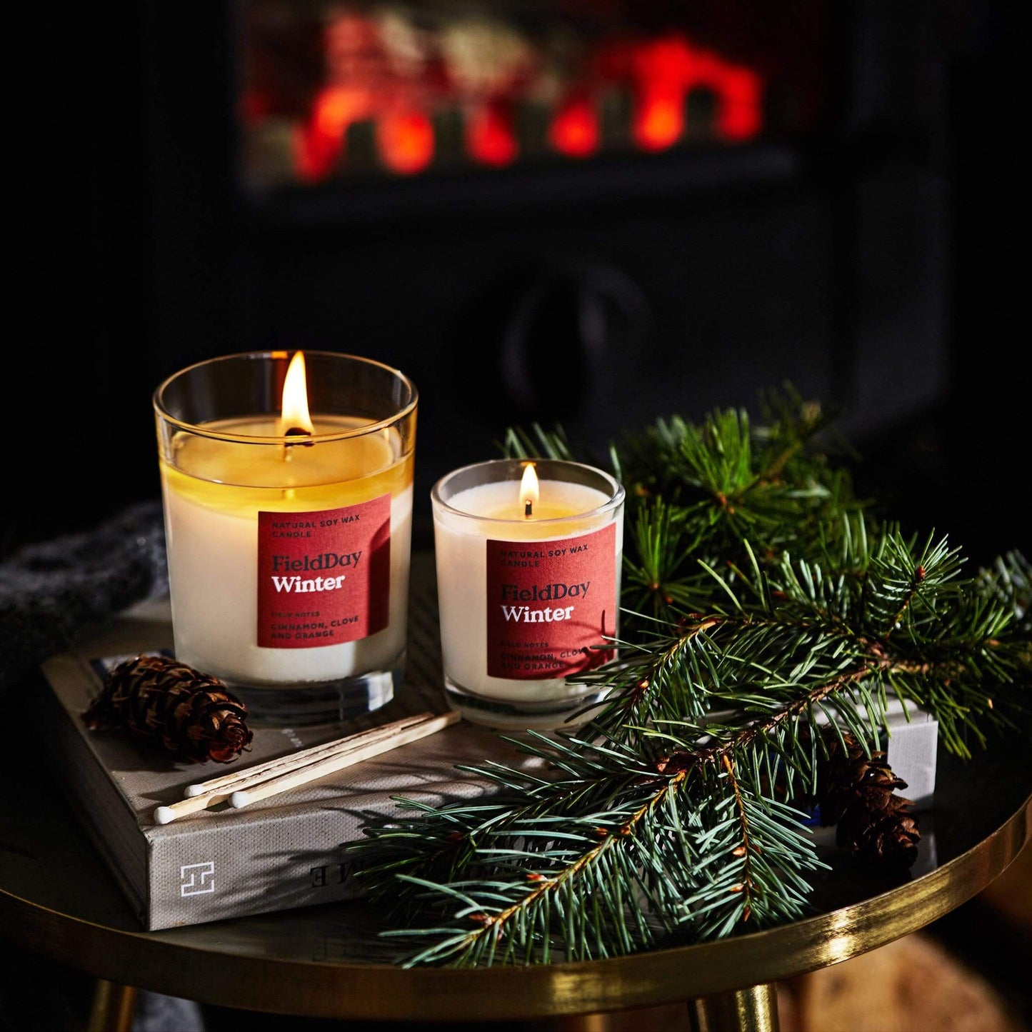 FieldDay Candles FieldDay Small Winter Candle - Cinnamon, Orange & Clove 190g/20 hours