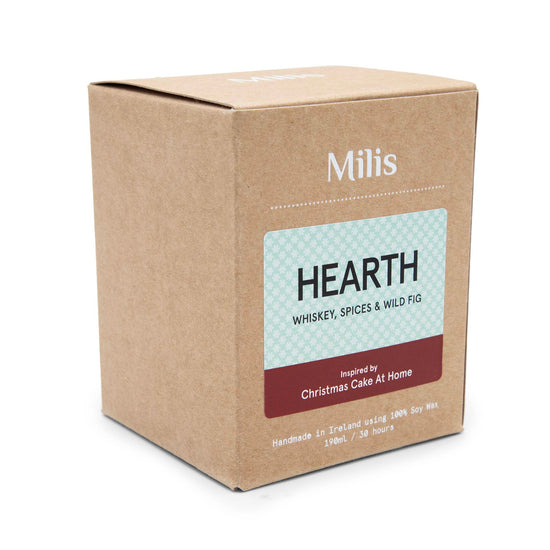 Milis Candles Milis Soy Wax Candle 190g - Hearth - Whiskey, Spices & Wild Fig