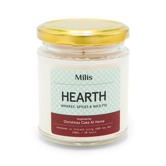 Milis Candles Milis Soy Wax Candle 190g - Hearth - Whiskey, Spices & Wild Fig