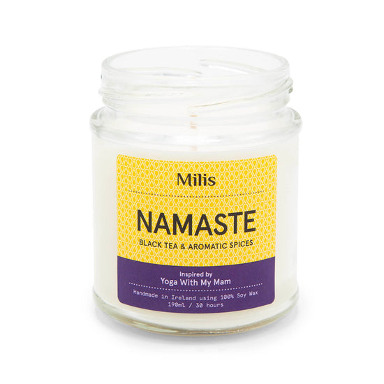 Milis Candles Milis Soy Wax Candle 190g - Namaste - Black Tea & Aromatic Spices