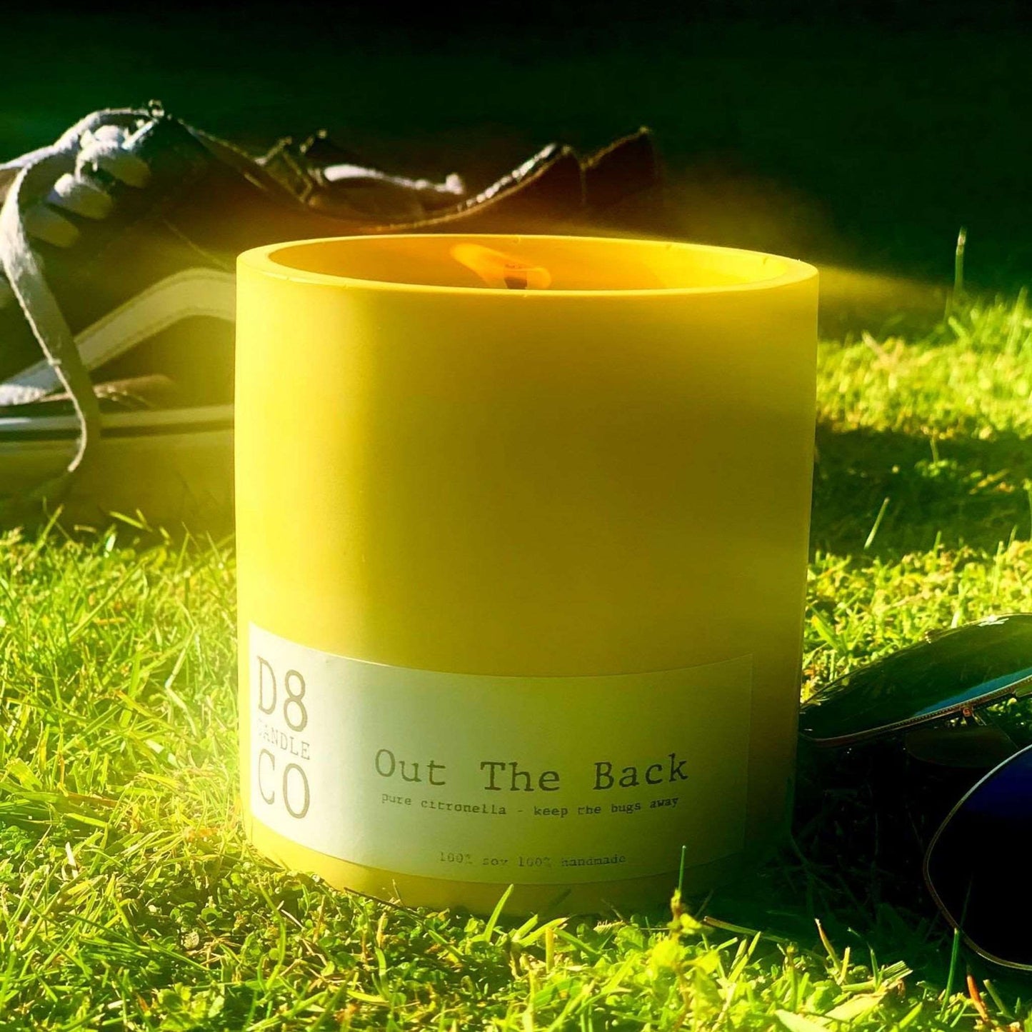 D8 Candle Co. Candles Out the Back Citronella Candle - D8 Candle Co.