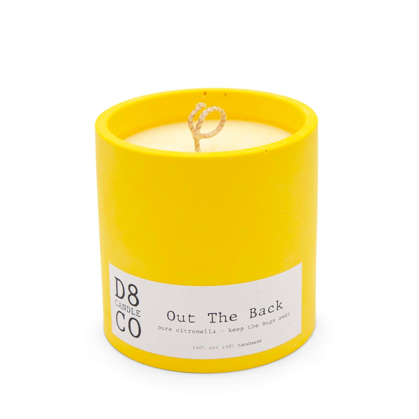 D8 Candle Co. Candles Out the Back Citronella Candle - D8 Candle Co.